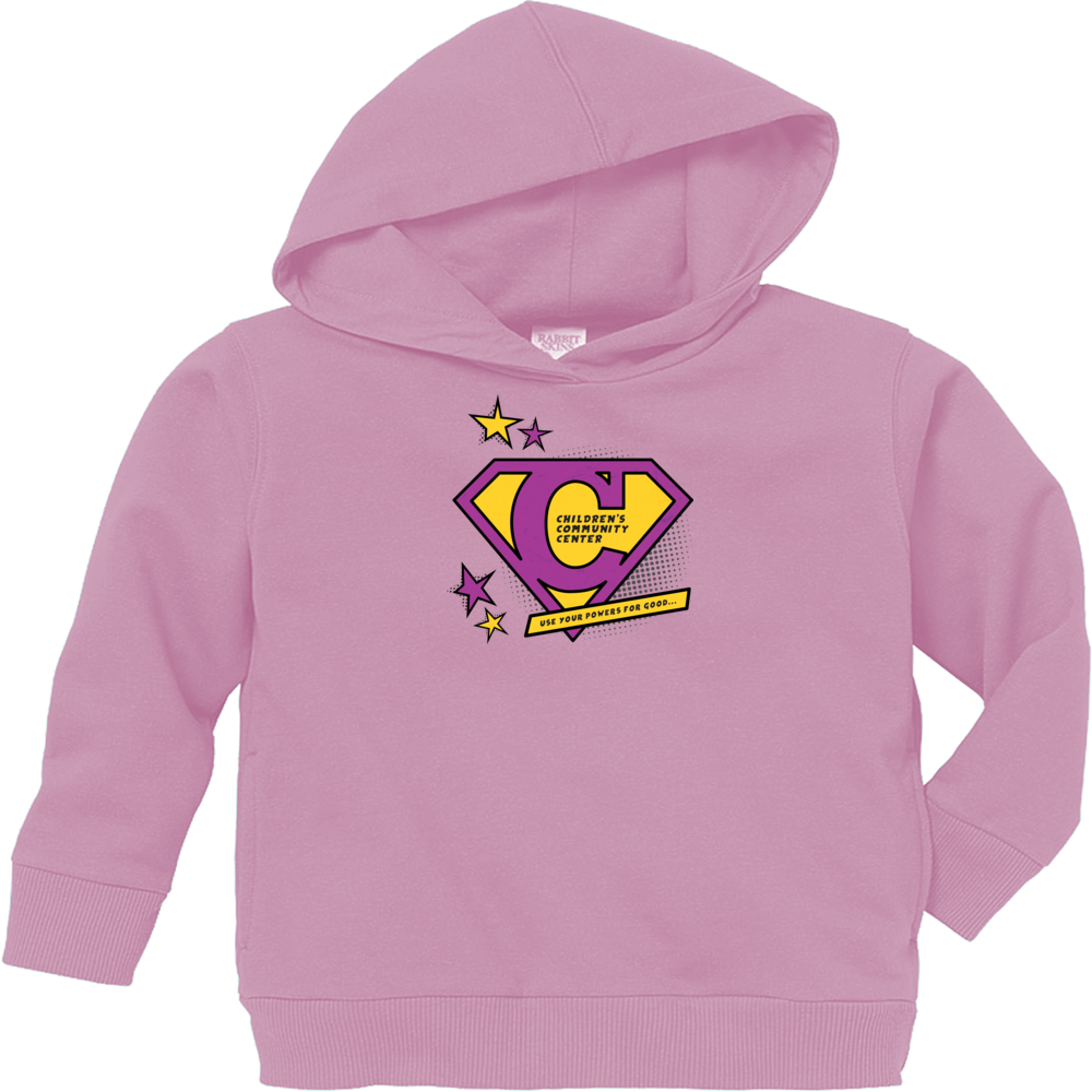 Little Kid S Pullover Hoodie With Super C In Purple And Yellow The Ccc Store